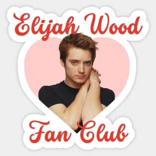 Elijah Wood Fan Club Sticker